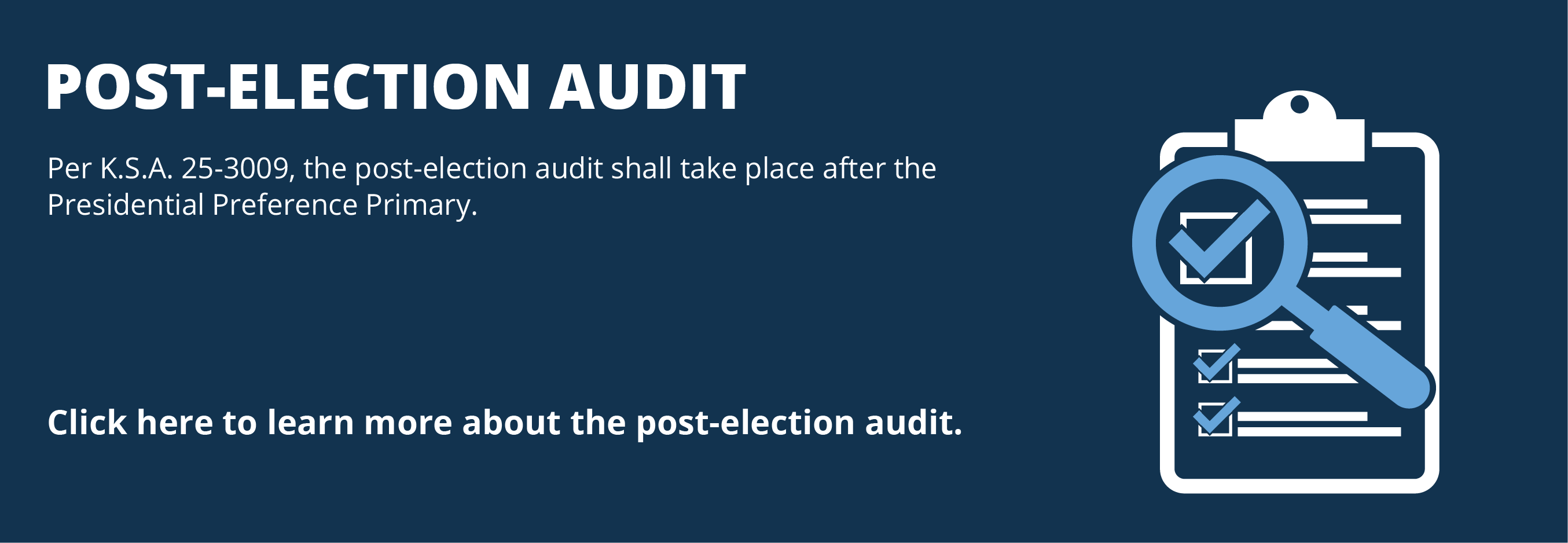 Post-Election Audit image
